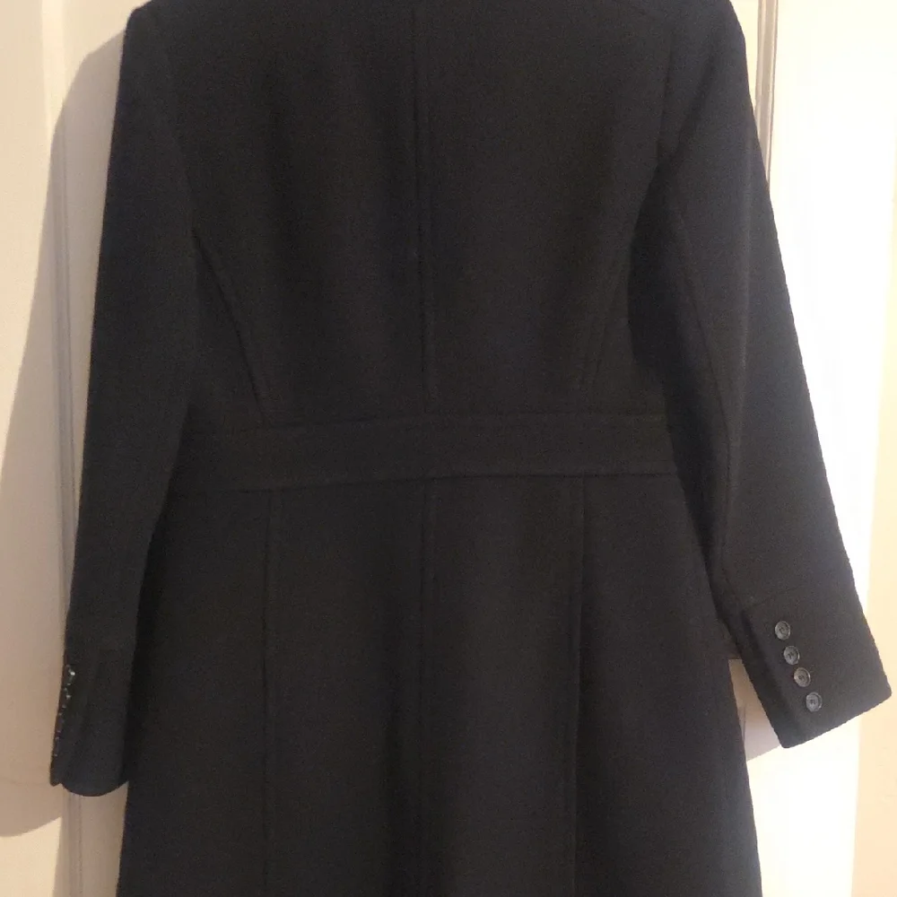 J. Crew Black Wool Long Coat - Picture 11 of 16